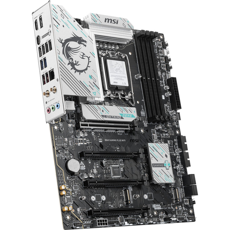 Carte mère MSI B860 Gaming Plus WiFi Socket 1851 (RAID, 5 Go-LAN, WiFi 7, BT, Son, ATX)