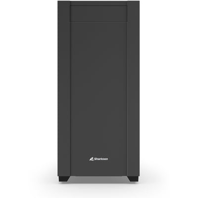 Boîtier tour midi silencieux Sharkoon s25 (noir | 2x USB-A | 1x USB-C)