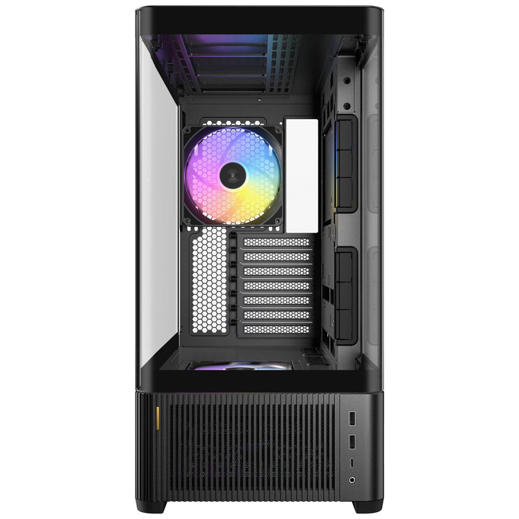 Boîtier tour midi Antec C6 Curve ARGB (noir | 2x USB-A | 1x USB-C | verre trempé)
