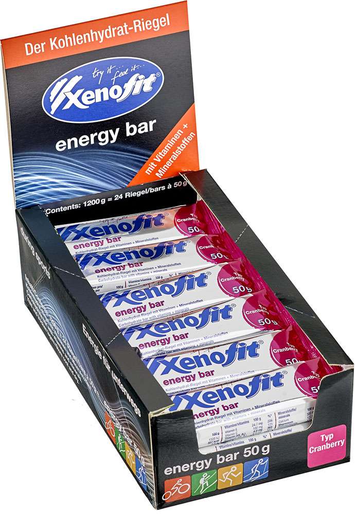 Barre énergétique Xenofit boîte 24x50g