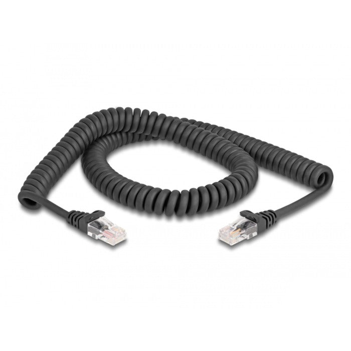 Dellock RJ-45 Câble spirale mâle à mâle chat.5e