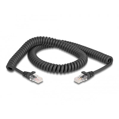 Dellock RJ-45 Câble spirale mâle à mâle chat.5e