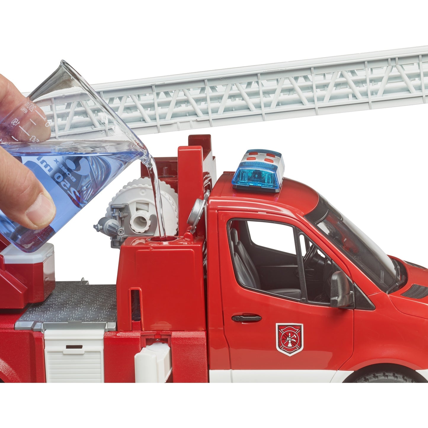 Camion de pompiers Bruder MB Sprinter avec lumière et son
