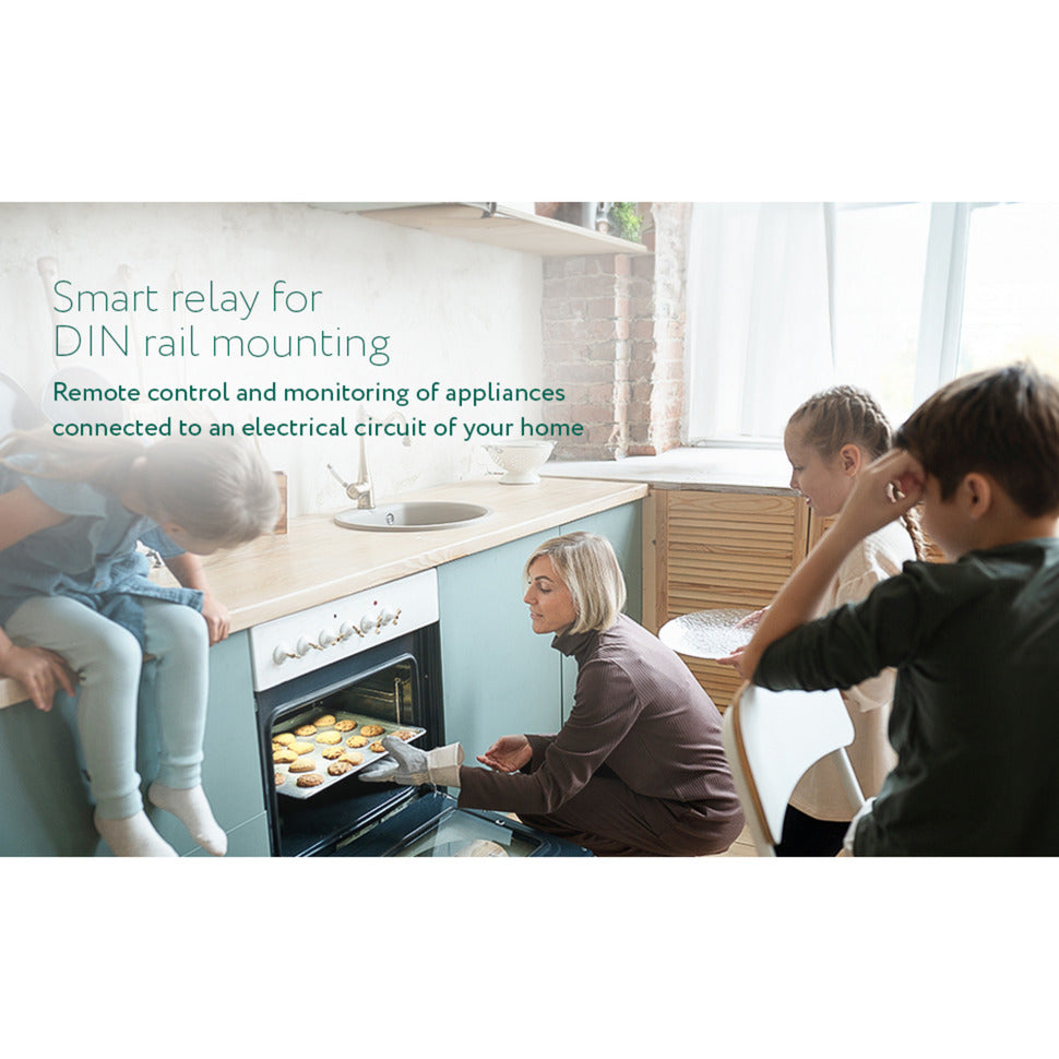 Relais relais din intelligent Frient (gris clair, zigbee)
