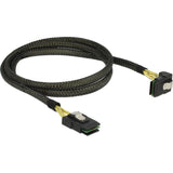 Dellock Mini SAS SFF-8087> Mini SAS SFF-8087 ANGLED, 1M - afbeelding 2