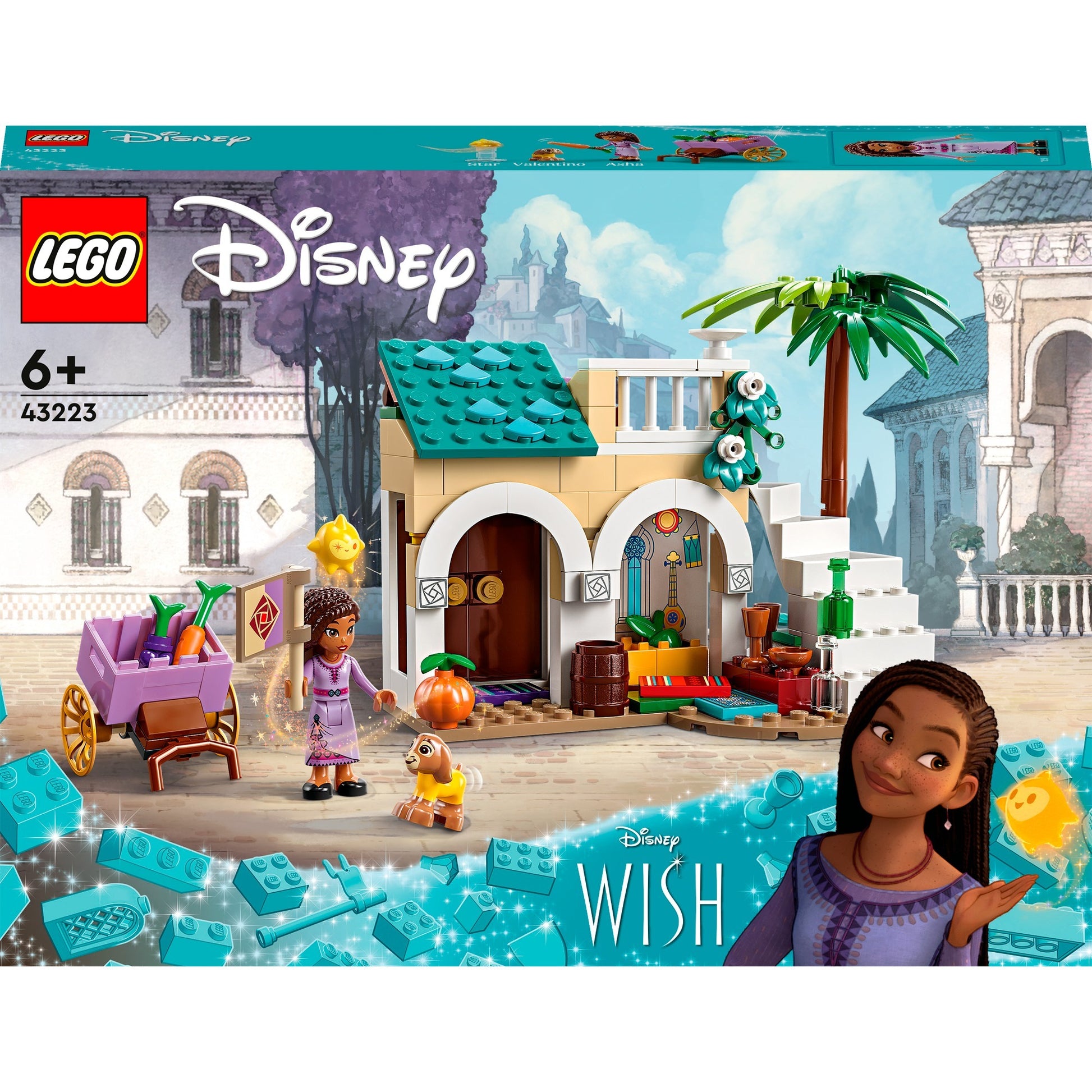 Lego disney - asha dans la ville jouets de construction Rosas (43223)