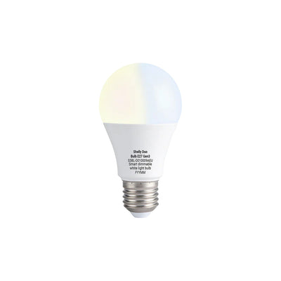 Ampoule Shelly duo e27 gen3 lampe LED (blanc, 2700-6500k, WiFi, Bluetooth, dimmable)