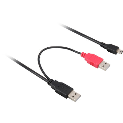 Delock 2x USB-A 2.0 mâle> USB Mini 5 broches