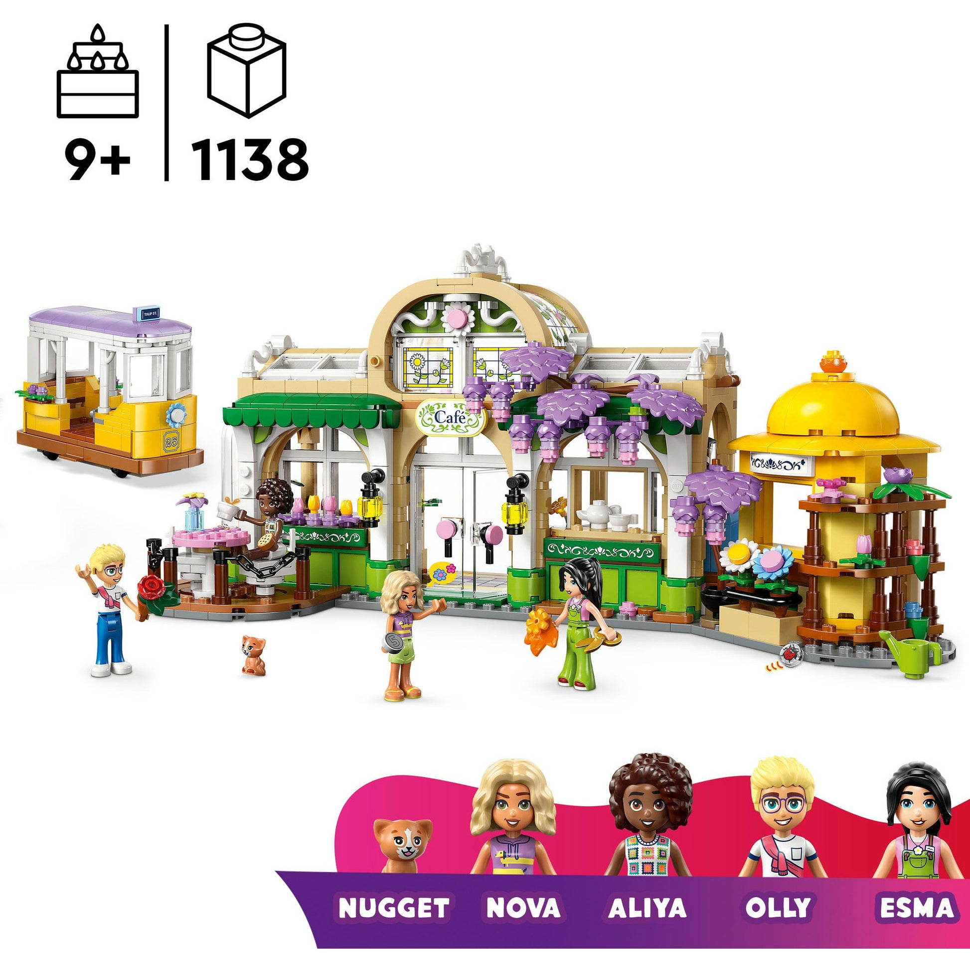 LEGO 42671 Amis Plantcafé et Bloemenwinkel