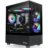 Boîtier mini tour Thermaltake view 170 tg argb (noir | 2x usb-a | rgb | verre trempé)