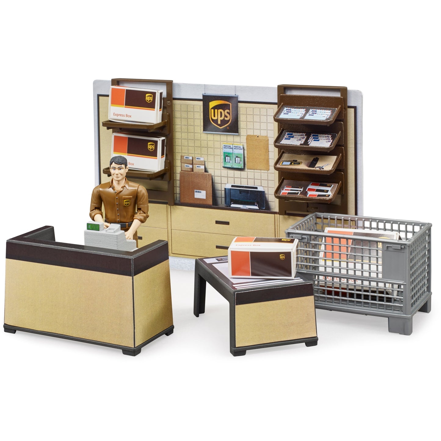 BRUDER BWORLD UPS PARCEL SHOP