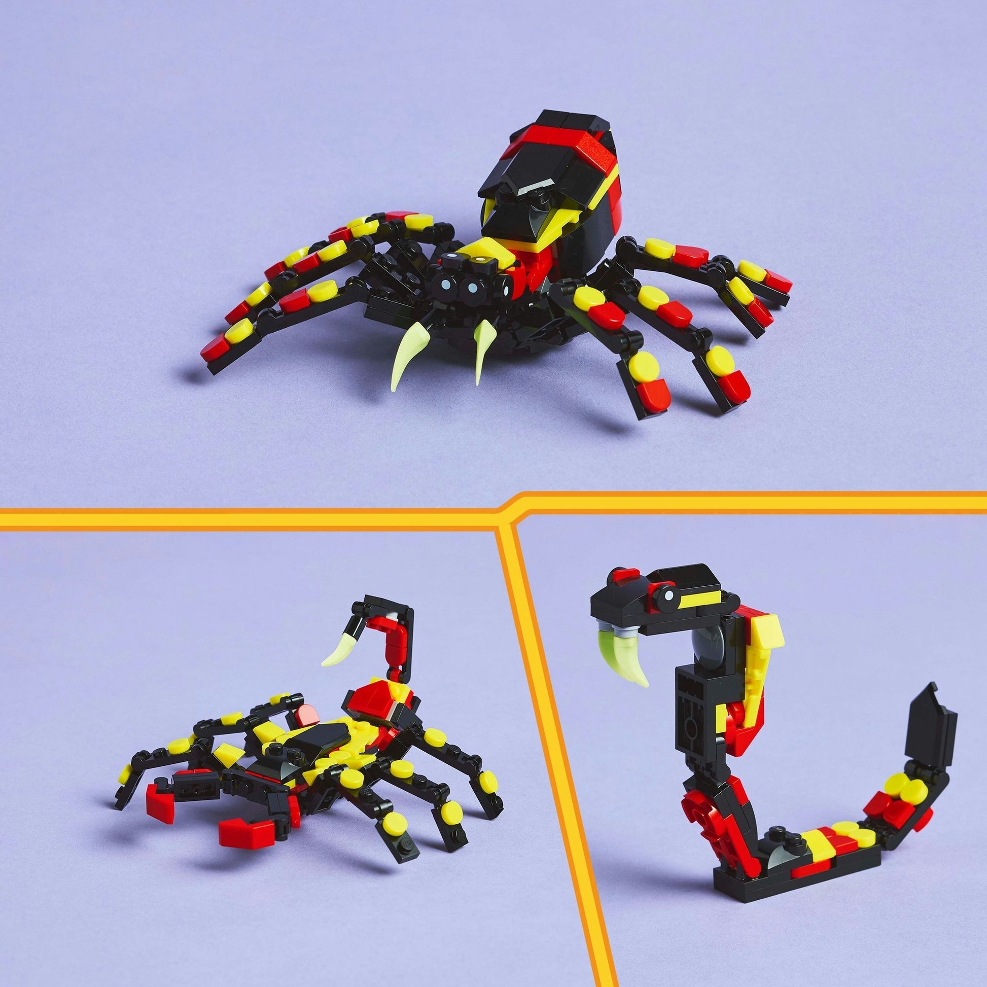 Créateur LEGO LEGO 31159 Animaux sauvages: araignée passionnante