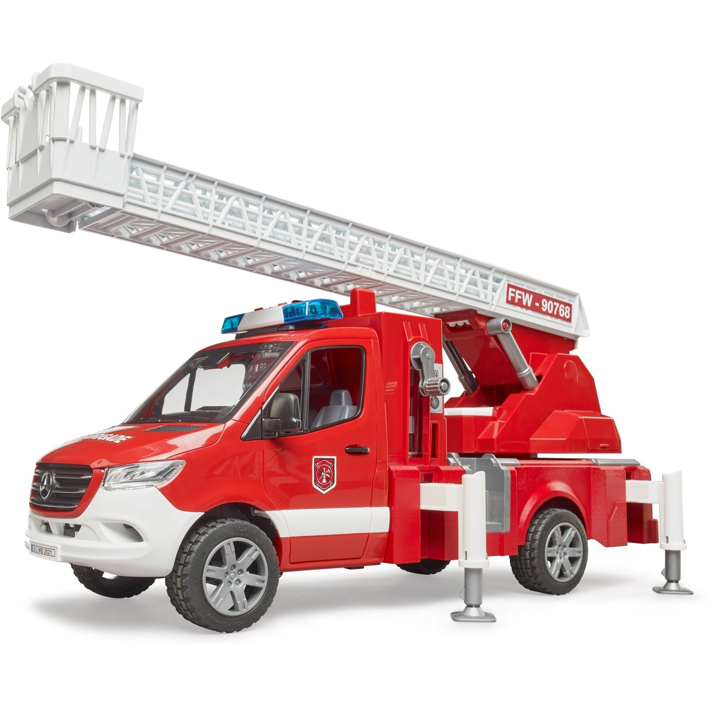 Camion de pompiers Bruder MB Sprinter avec lumière et son