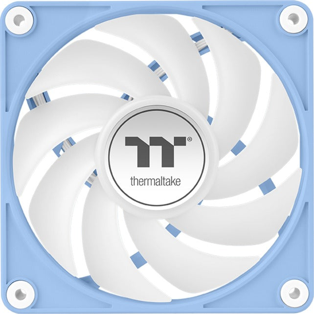 Thermaltake ct120 ex argb sync ventilateur de refroidissement PC hortensia bleu (pack de 3 ventilateurs) ventilateurs de boîtier (bleu clair, 3 pièces, 120 x 120 x 25 mm, pwm)