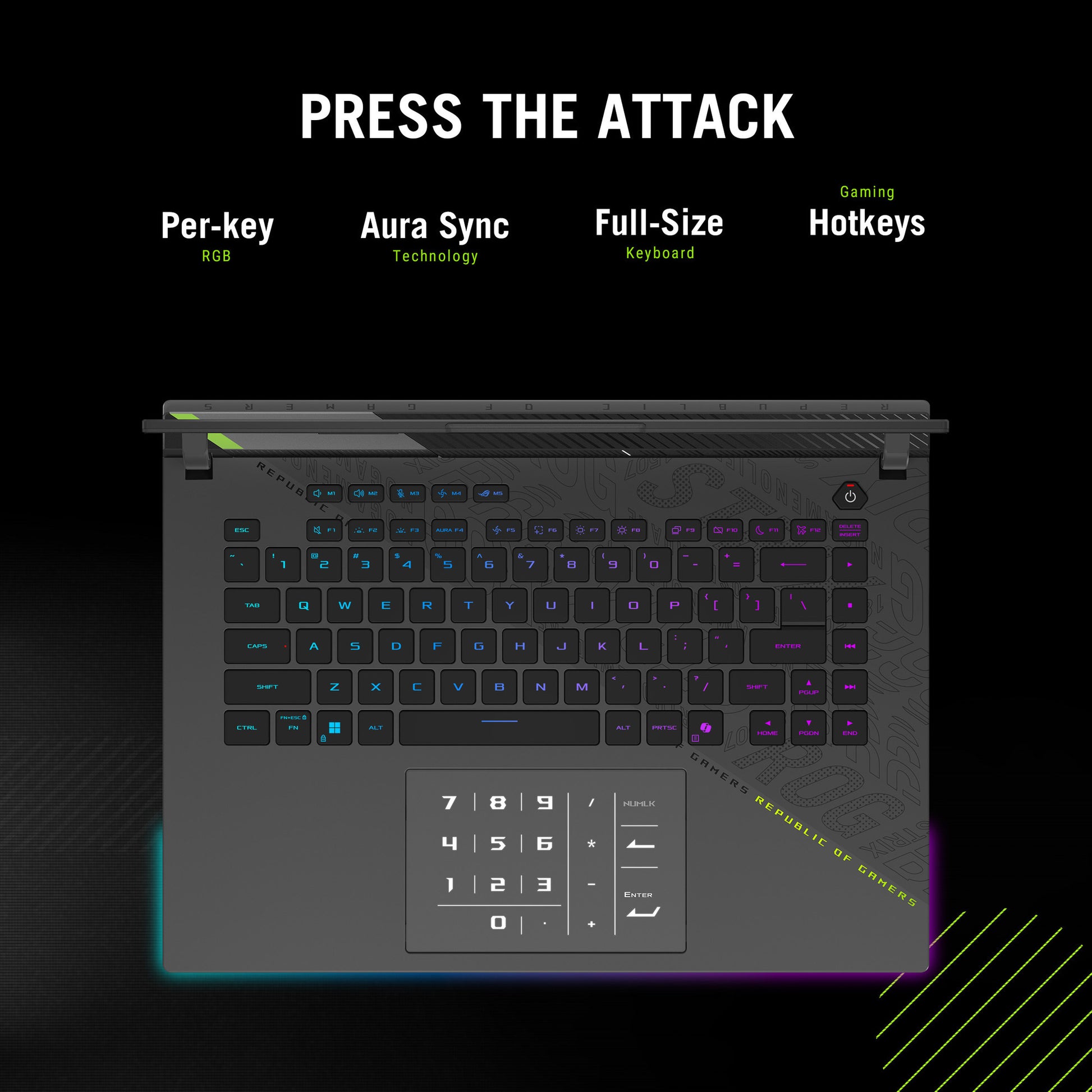 Ordinateur portable de jeu Asus ROG Strix G16 G614pp-S5032W 16 (Gris | R9 8940HX | RTX 5070 | 16 Go | SSD 1 To)