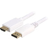 Sharkoon displayport 1.2 > adaptateur hdmi (blanc, 1 mètre, 4k)