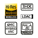 Hator hyperpunk 3 casque de jeu sans fil (blanc, 2,4 GHz Bluetooth 5.4 USB-C) - afbeelding 10