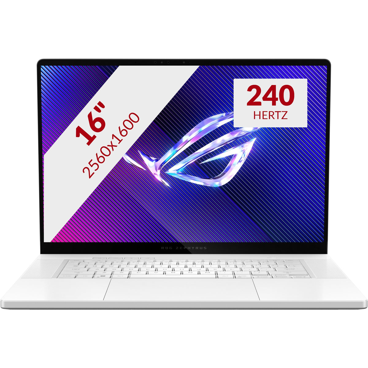 Ordinateur portable de jeu Asus rog zephyrus g16 gu605cw-qr119w 16 (blanc | core ultra 9 285h | rtx 5080 | 32 go | SSD 2 to)