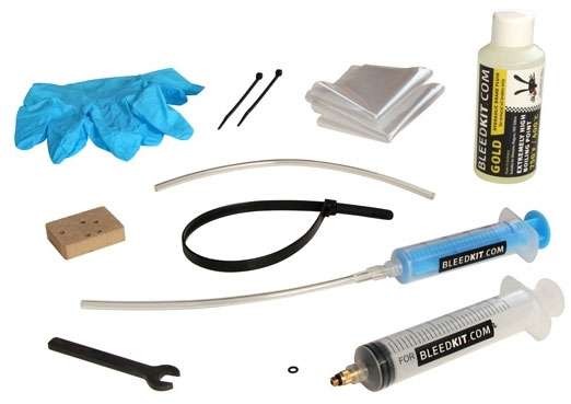 Kit de purge kit de purge premium + liquide de frein or pour freins shimano 2012+