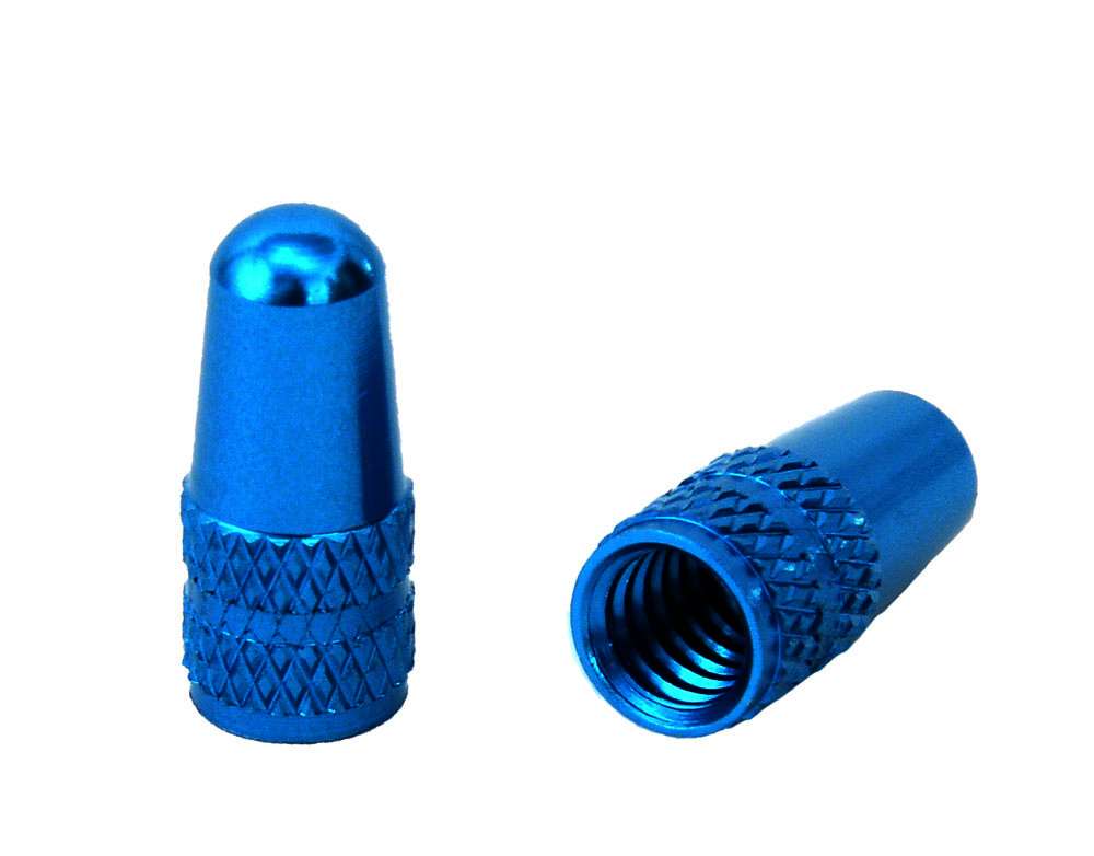 Radon 1 paire de bouchons de valve bleus