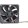Alphacool es 80 mm 800-6 000 tr/min ventilateur de boîtier (noir, 80 x 80 x 25 mm, pwm)
