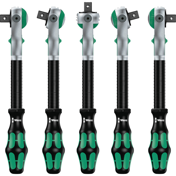 WERA 8100 SC 6 Zyklop Speed ​​Rattels Set, 1 2 Drive