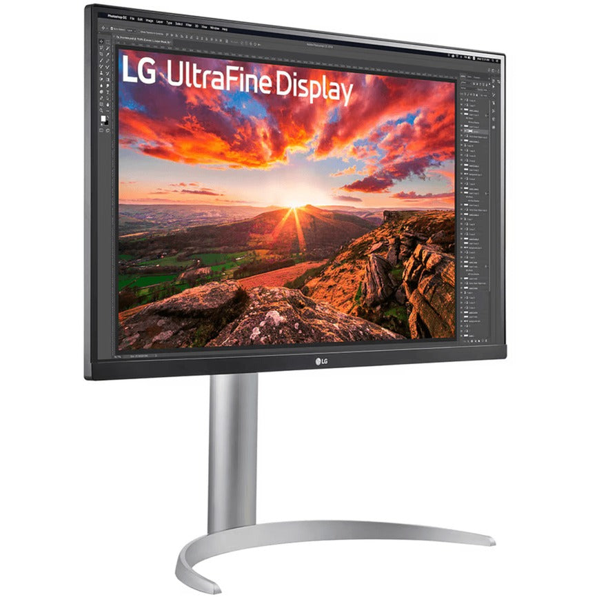 Moniteur LG Ultrafine 27UP850K-W 27 4K UHD (argent noir, 2x HDMI, Display Port, 2x USB-A, USB-C)