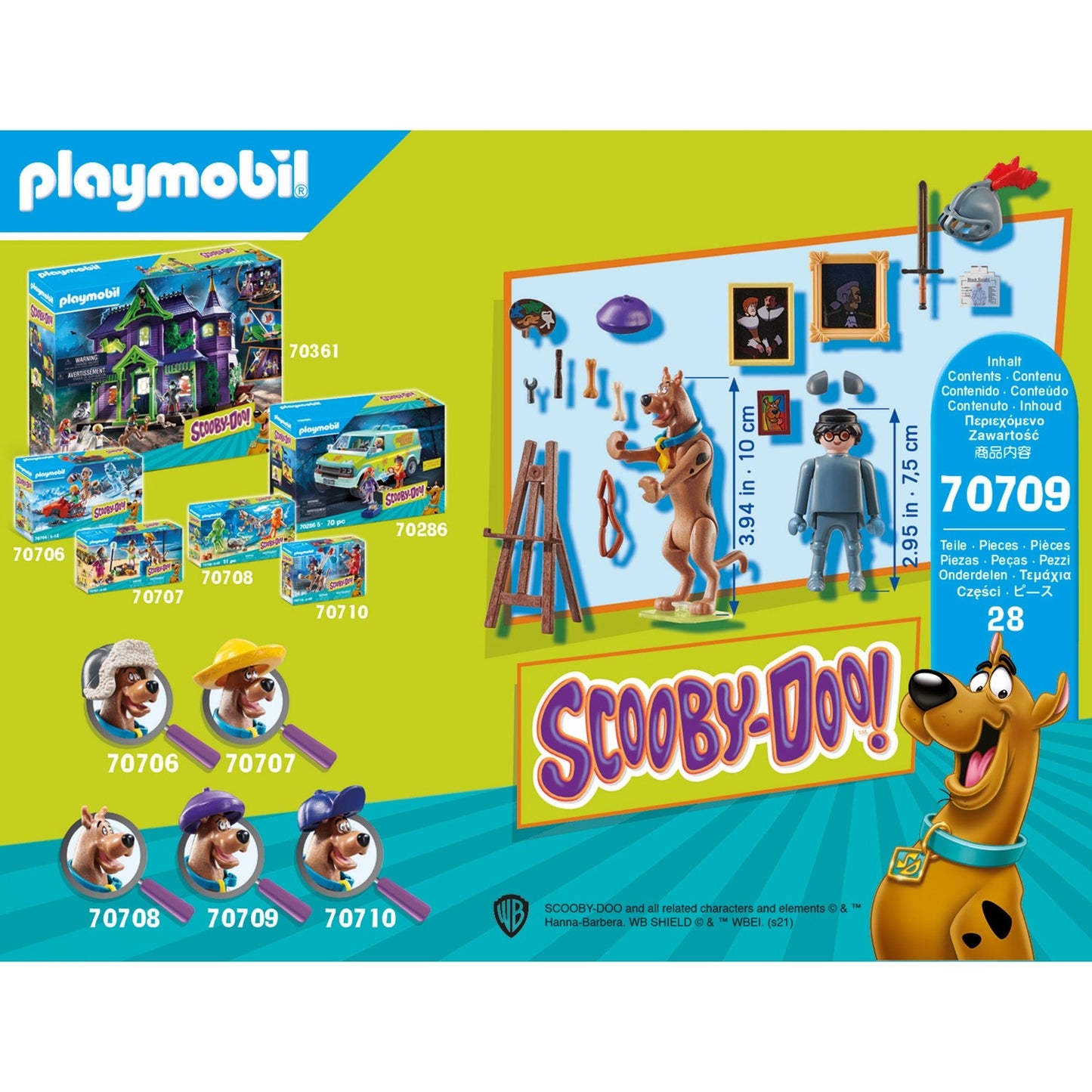 Playmobil Scooby-Doo! Aventure avec Black Knight