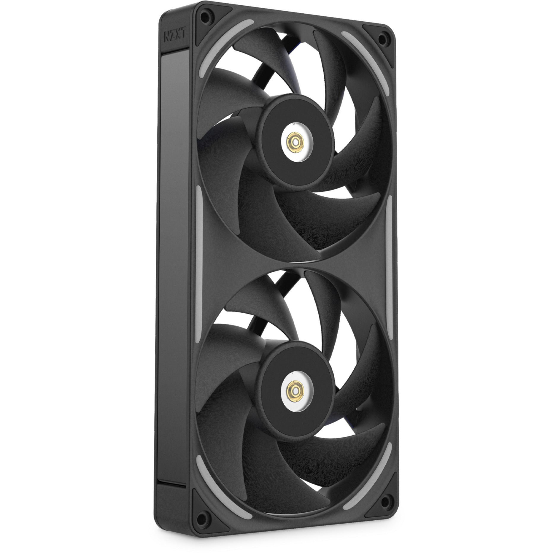 Nzxt f240x ventilateurs de boîtier rgb (noir, 2 pièces, 240 x 120 x 30 mm, pwm)