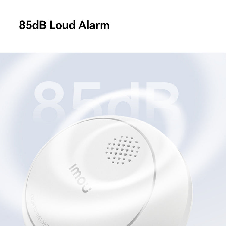 Détecteur de fumée intelligent Imou - bundle zsm1 (blanc, 3 pièces + passerelle intelligente zg2s, zigbee)