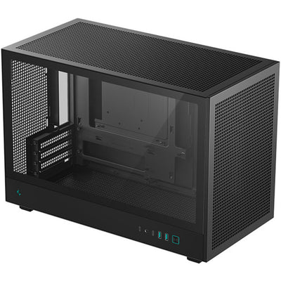 Boîtier mini tour Deepcool ch260 (noir | 2x USB-A | 1x USB-C | verre trempé)