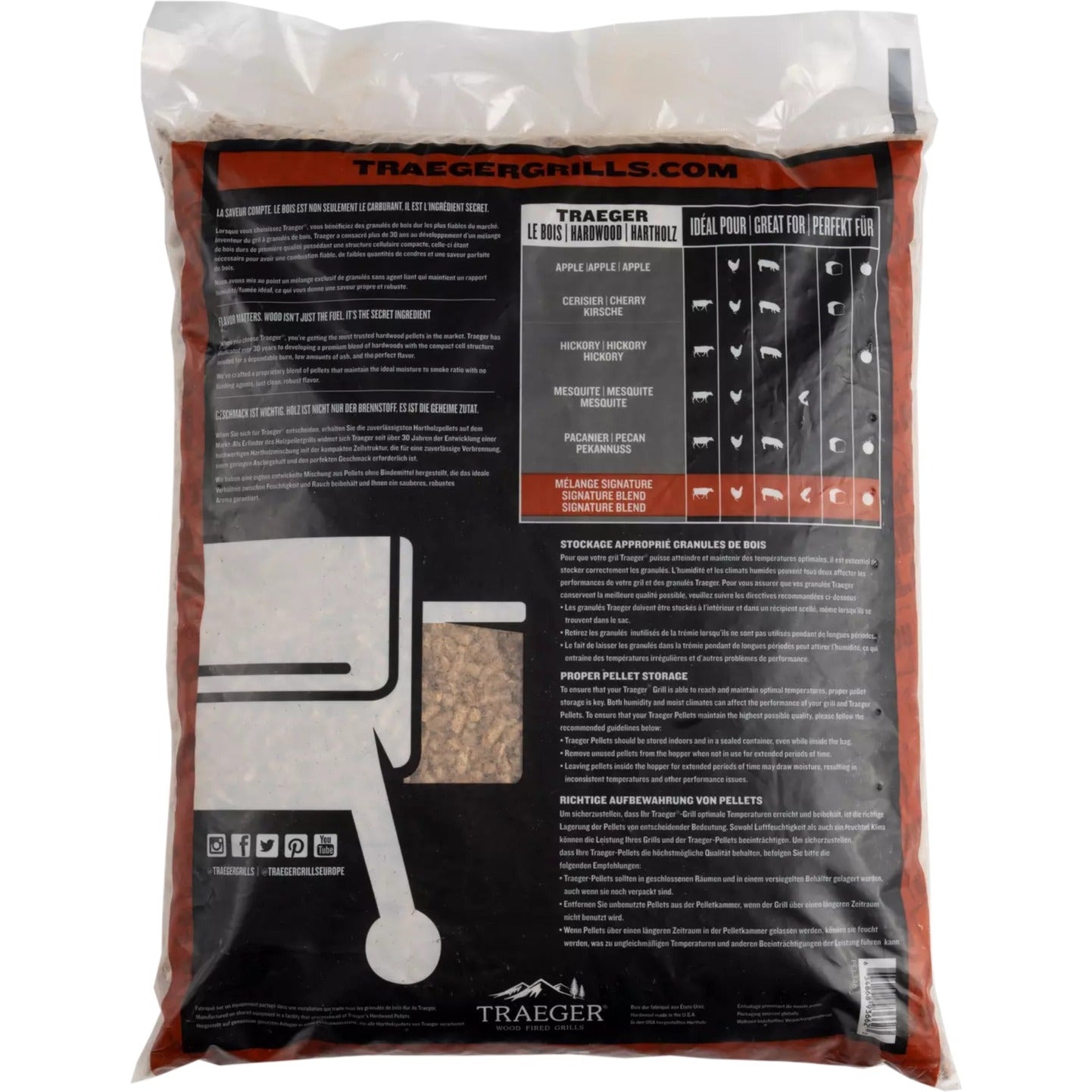 Traeger Pellets de Hardhout Signature