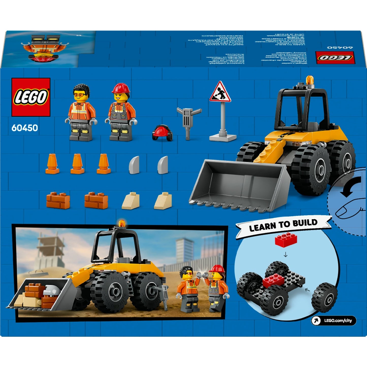 LEGO LEGO CITY 60450 Logeur de roues jaunes