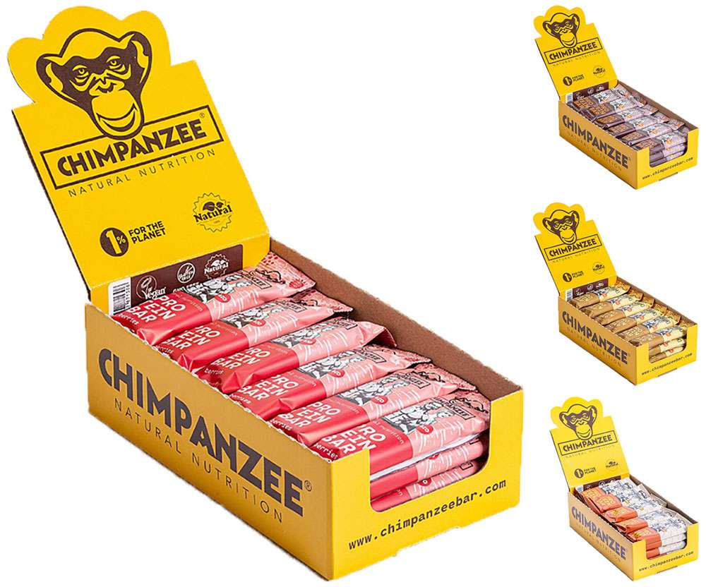 Barre protéinée Chimpanzé vegan boite 20x45g