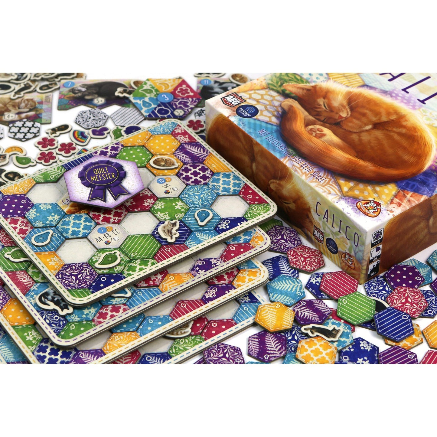 Jeux gobelins blancs calico