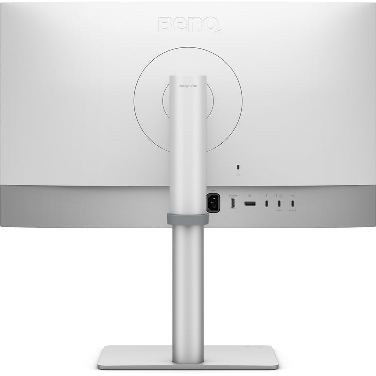 Moniteur Benq PD2730S 27 5K UHD (blanc argent, HDMI, DisplayPort, audio, Thunderbolt 4, USB-C)