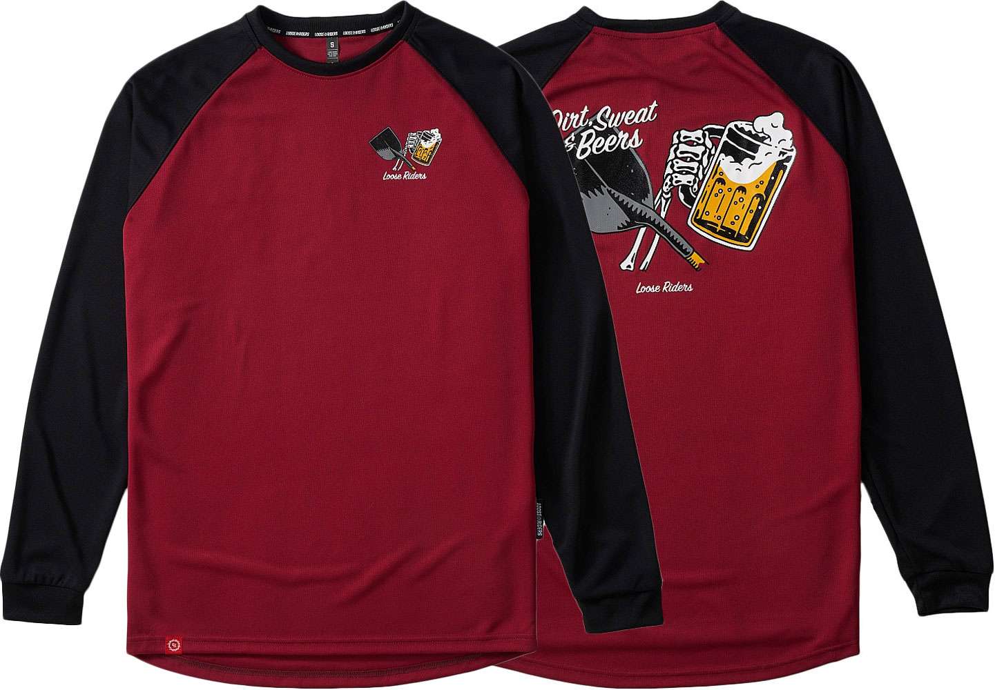 Loose riders dirt sweat beers - maillot vtt manches longues