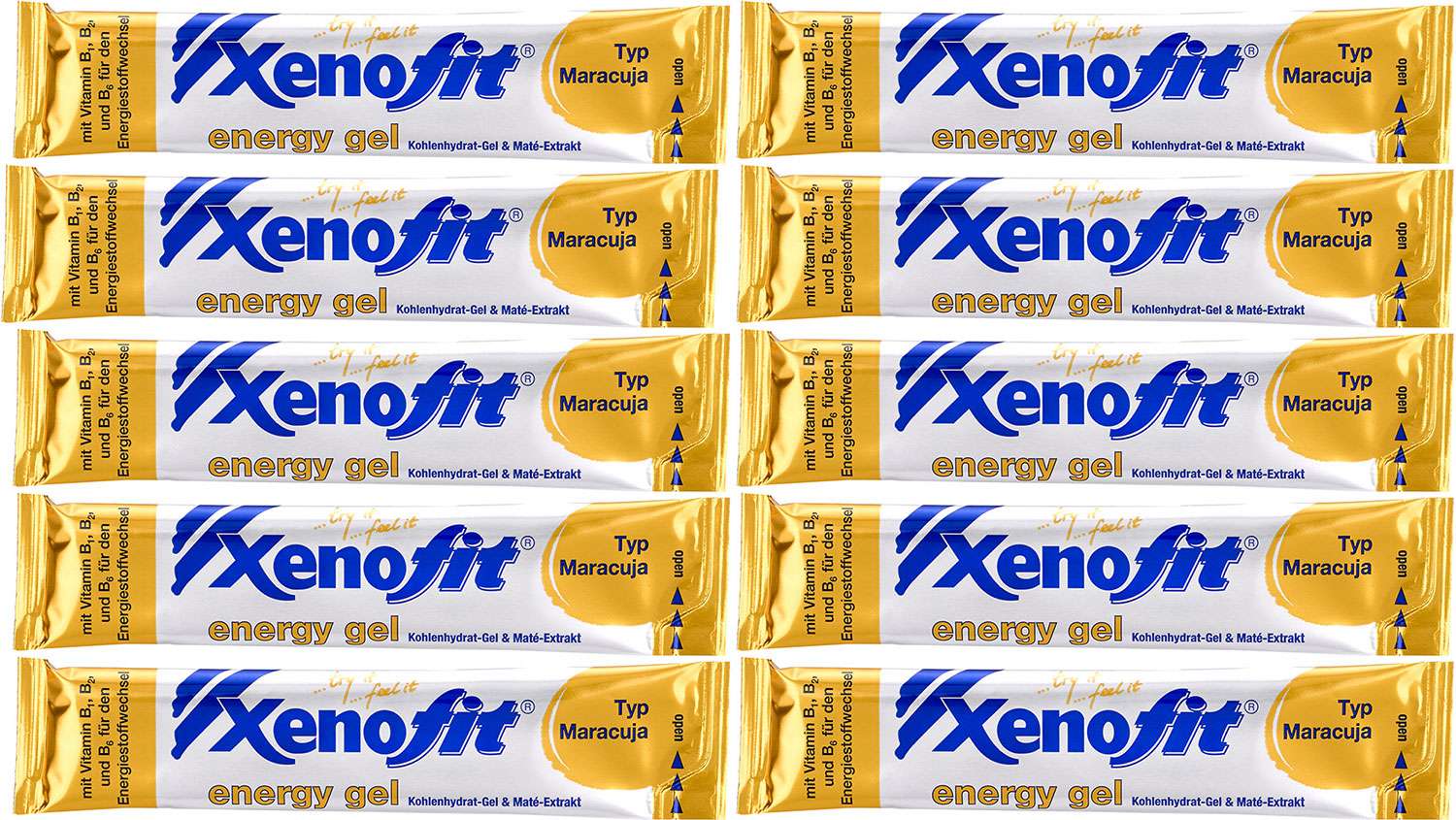 Xenofit gel énergétique fruit de la passion 10x25g