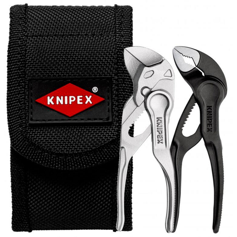 Knipex Tang Set Xs 2 pièces avec sac de ceinture