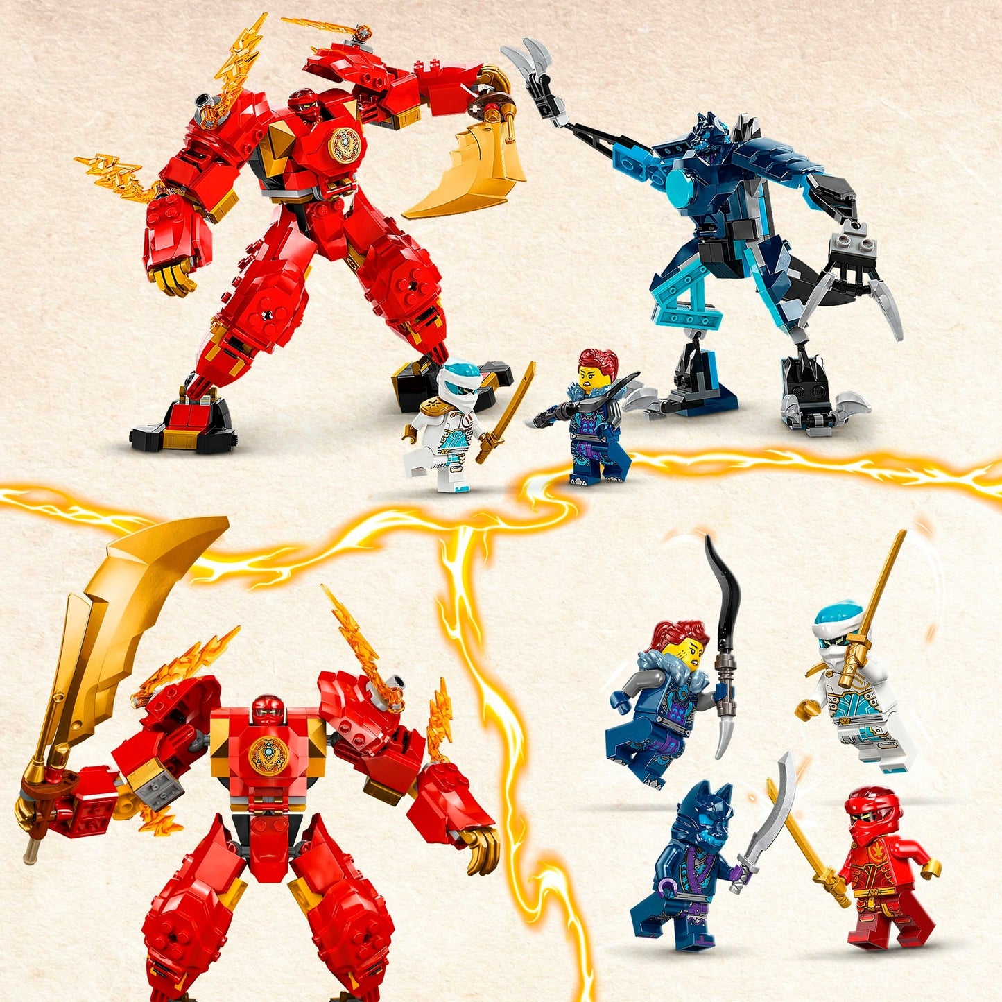 LEGO LEGO NINJAGO 71808 Kais Elementary Fire Mecha
