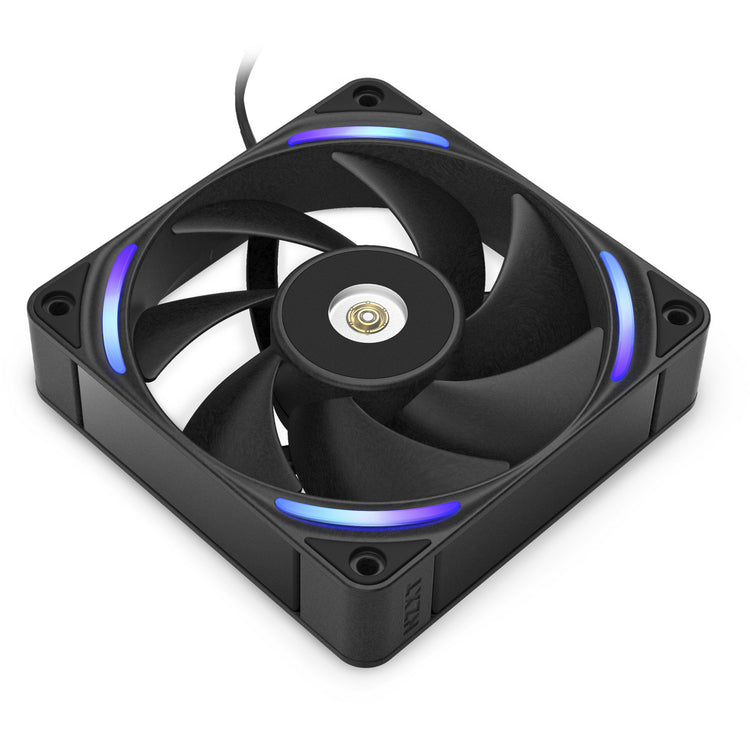 Nzxt f120x ventilateur de boîtier rgb (noir, 120 x 120 x 30 mm, pwm)
