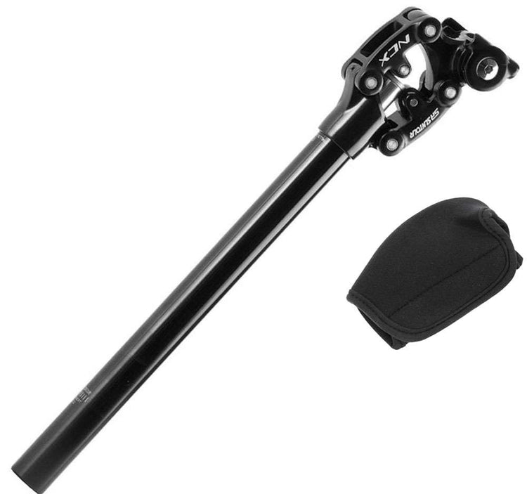 Tige de selle suspendue Suntour sp12 sp17 ncx 400 mm + housse de sécurité