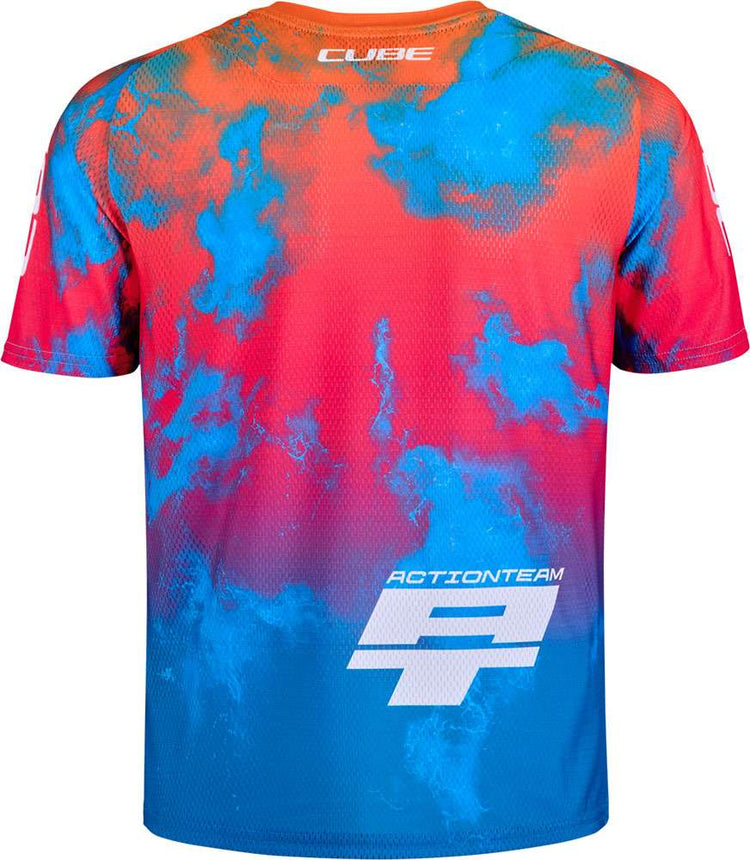 Cube rookie x action team - maillot vtt enfant
