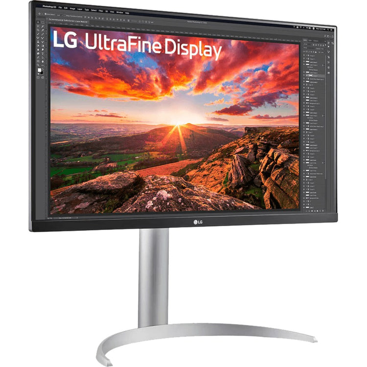 Moniteur LG Ultrafine 27UP850K-W 27 4K UHD (argent noir, 2x HDMI, Display Port, 2x USB-A, USB-C)