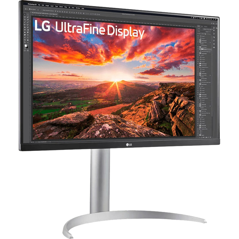 Moniteur LG Ultrafine 27UP850K-W 27 4K UHD (argent noir, 2x HDMI, Display Port, 2x USB-A, USB-C)