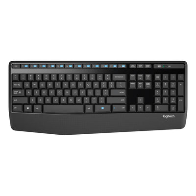 Logitech mk345 ensemble clavier et souris sans fil confort (noir, disposition américaine-internationale (qwerty), 100 %)