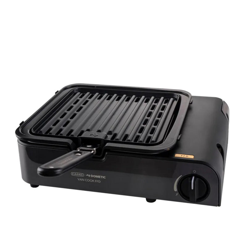 Plaque de barbecue Cadac van Cook (noir, 23,3 x 23,1 cm)