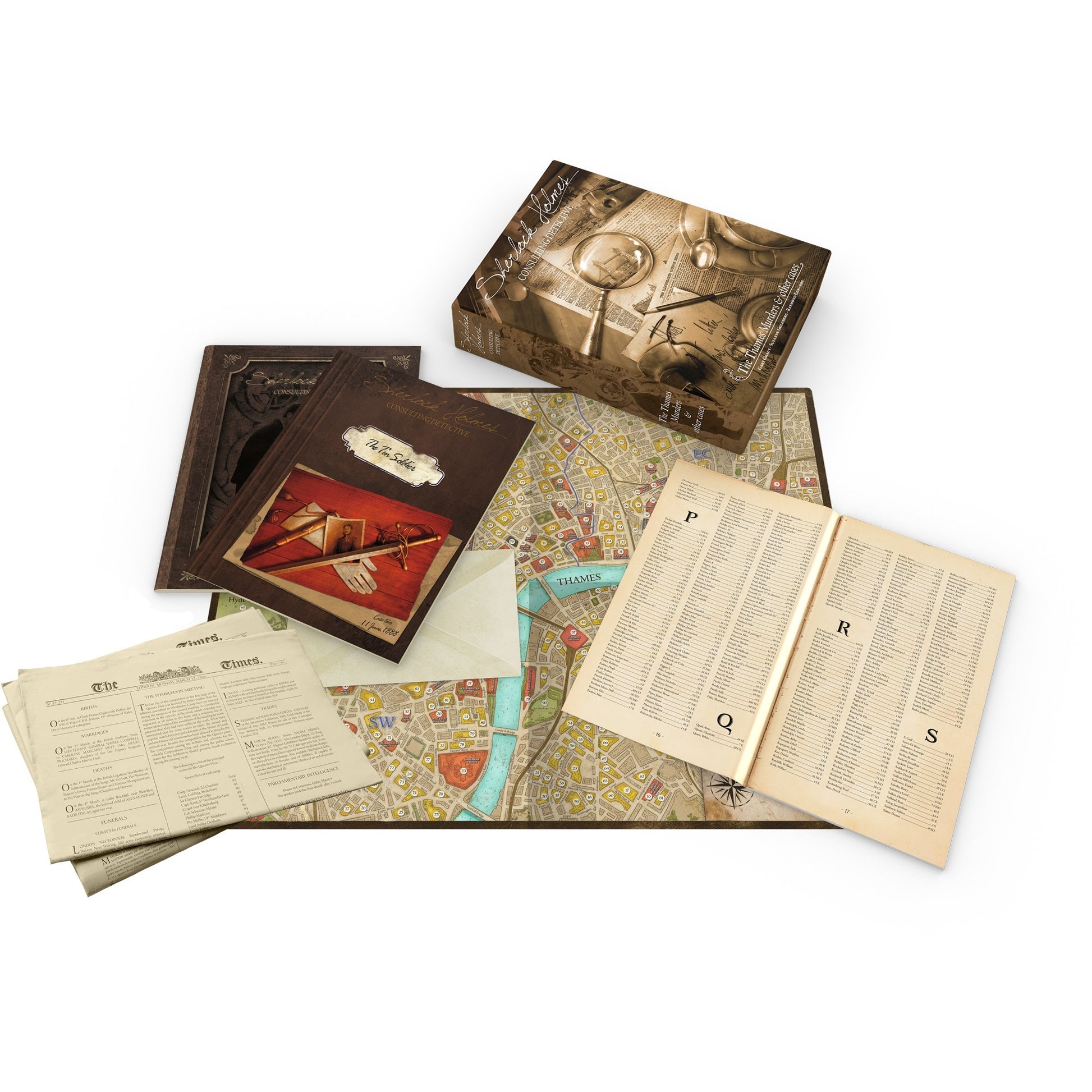 ASMODEE SHERLOCK HOLMES CONSULTANT DÉTECTION: La Tamise M
