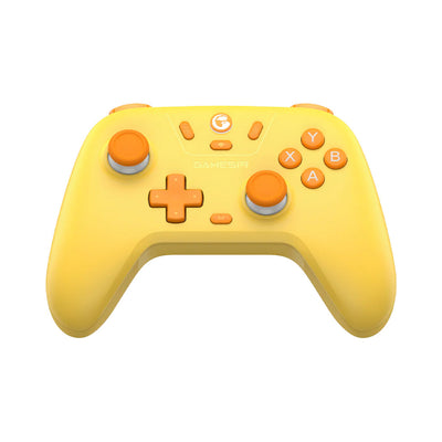 Manette multiplateforme Gamesir Nova Lite (Jaune, PC, Steam, Android, iOS, Switch, Bluetooth 2,4 GHz USB)