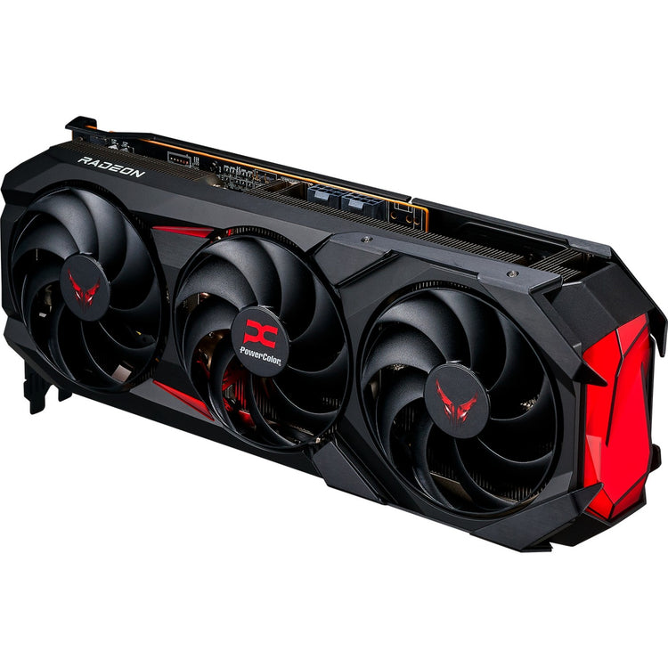 Carte graphique Powercolor Radeon RX 9070 Red Devil 16 Go OC (noir, RDNA4, GDDR6, 3x Display Port, 1x HDMI)